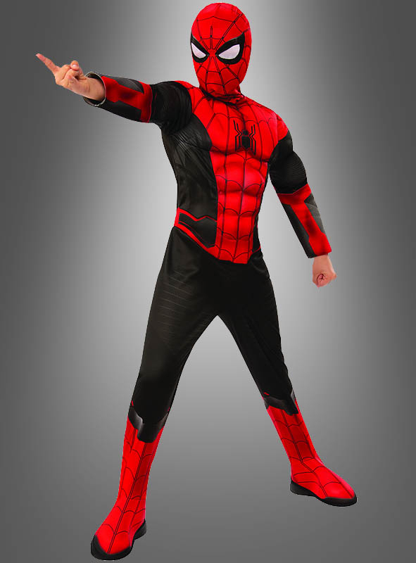 Spider-Man V3 Kostüm Kinder schwarz-rot von Marvel