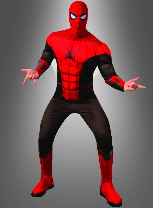 Spider-Man Deluxe Anzug V3 Herren rot-schwarz Marvel