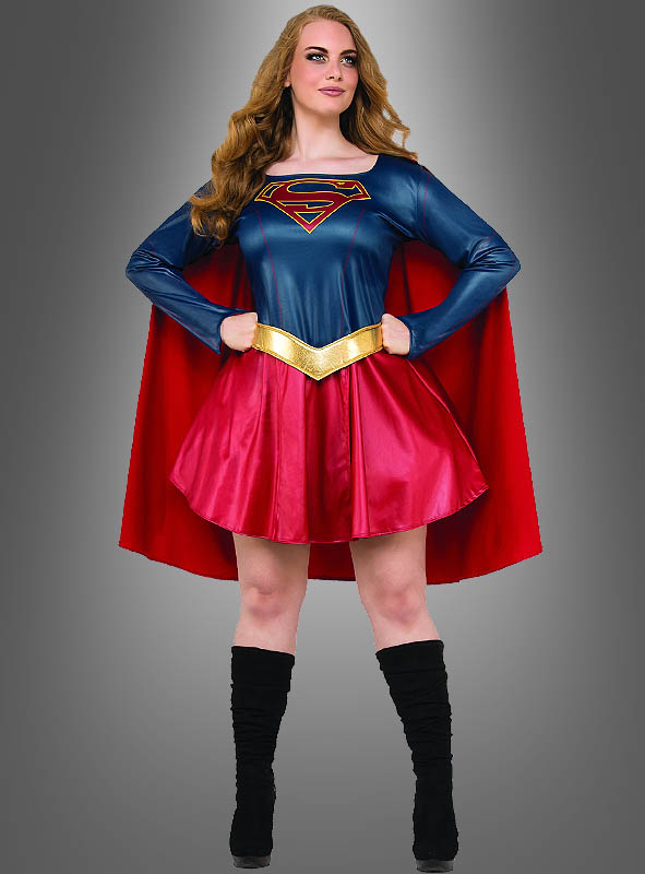 Supergirl Kostüm XXL für Damen DC Comics