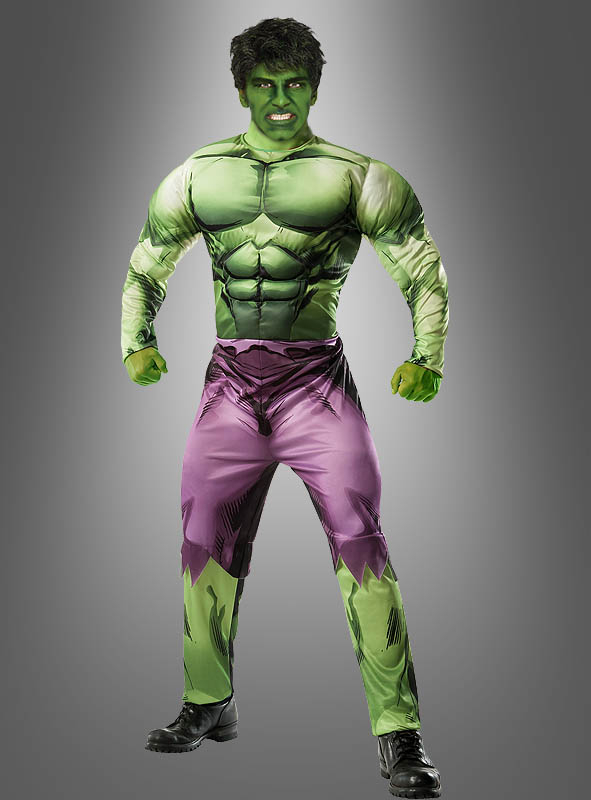 Hulk Costume with Wig Adult » Kostümpalast.de
