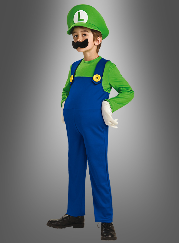 Luigi Kinder Kostüm aus Super Mario