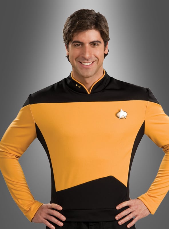 Star Trek costume gold shirt TNG » Kostümpalast.de
