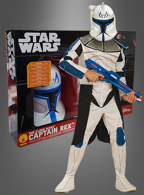 Star Wars Captain Rex Kostüm für Kinder Geschenkbox