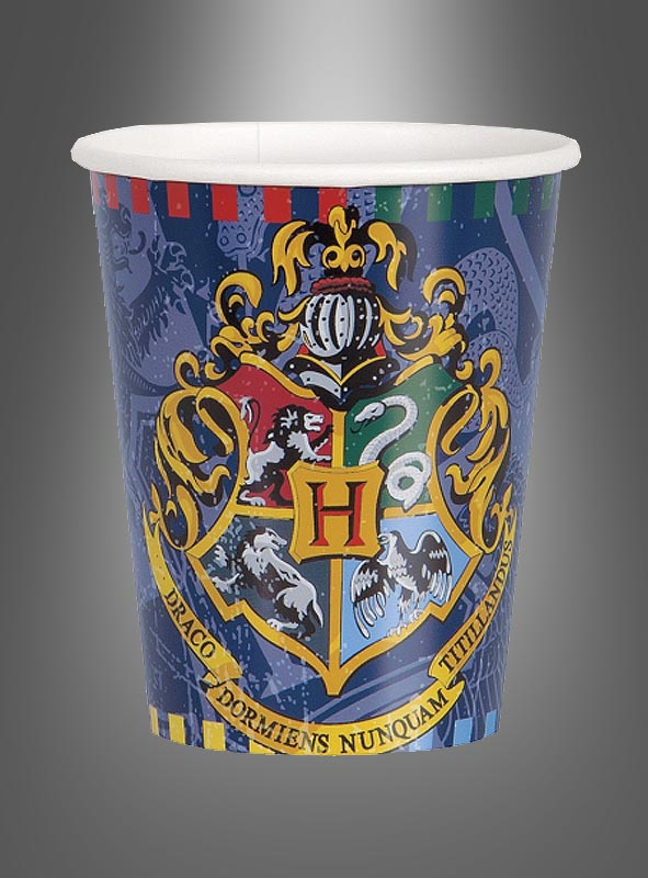 Disposable Paper Cups - 9 Oz, Harry Potter, 8 Pcs
