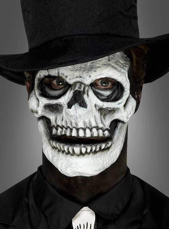 Skeleton skull mask for adults by kostuempalast.de