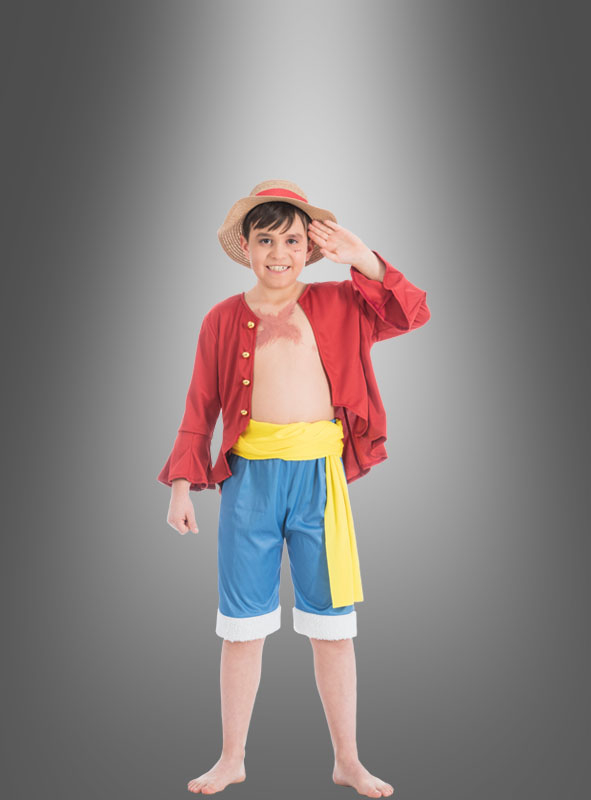 Ruffy Kostüm Kinder One Piece » Kostümpalast