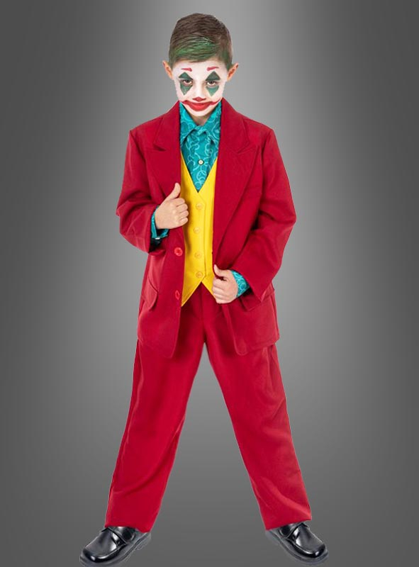 Mr. Crazy Joker Costume for Kids » Kostümpalast.de