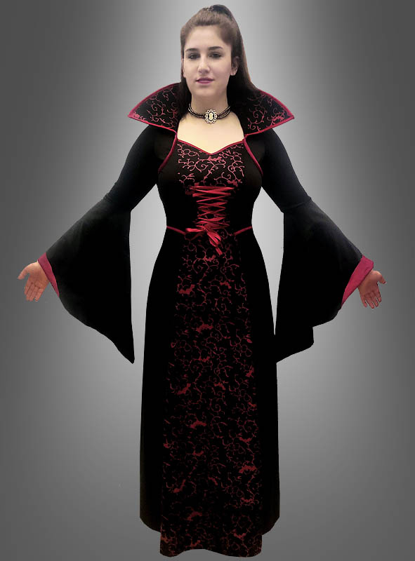 Vampir Königin Damen rot-schwarz hier » Kostümpalast