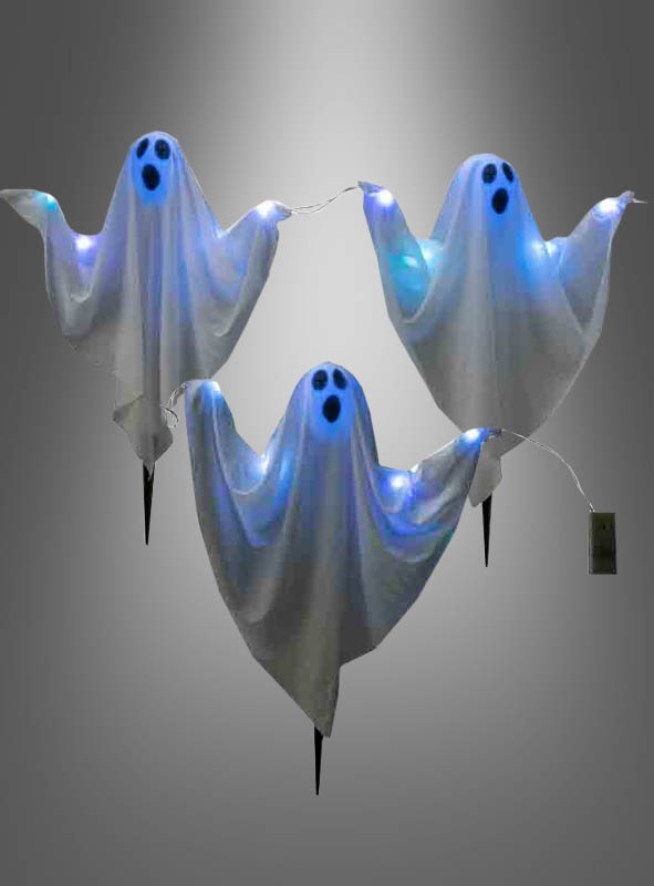 Beleuchtete Geister Halloweendeko 52 cm » Kostümpalast