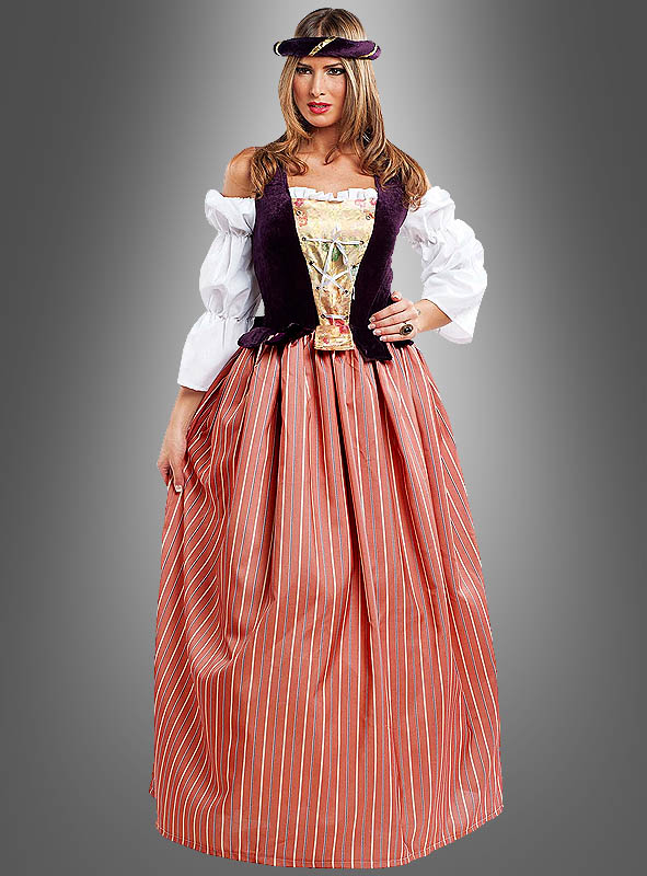 Burgfräulein Kostüm zum Karneval und Mittelalterfest