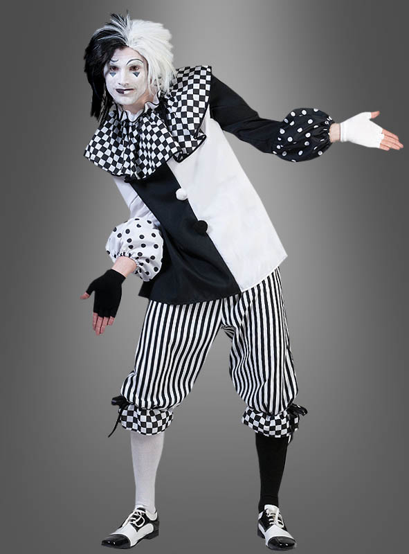 Harlekin Kostüm Herren für dunkle Clowns bei » Kos