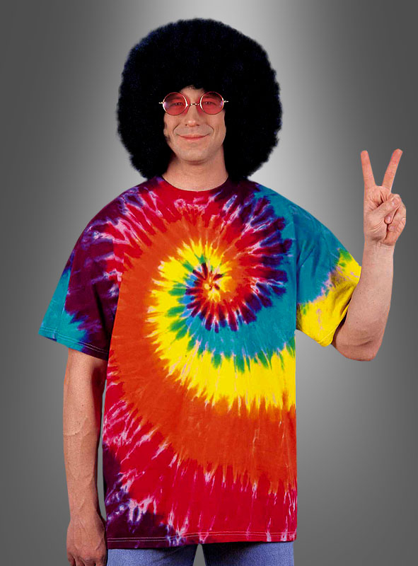 Hippie T-Shirt Tye-Dye buyable at » Kostümpalast.de
