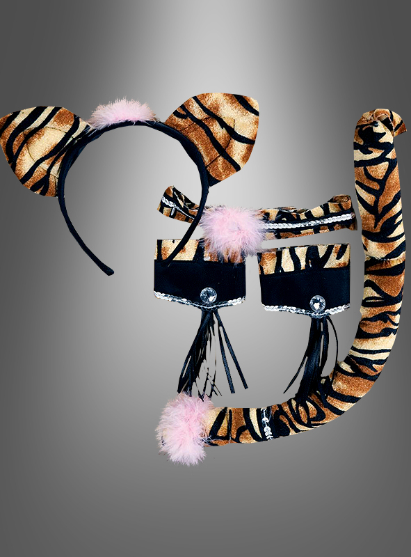Tiger Kostümset für Tigerkostüm