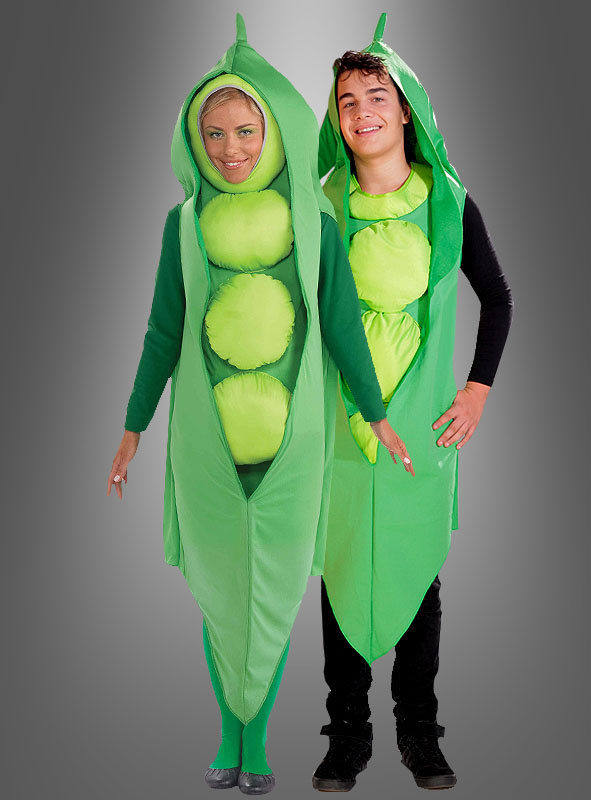 Erbsen Kostüm für Karneval Gemüse bei Kostümpalast.de