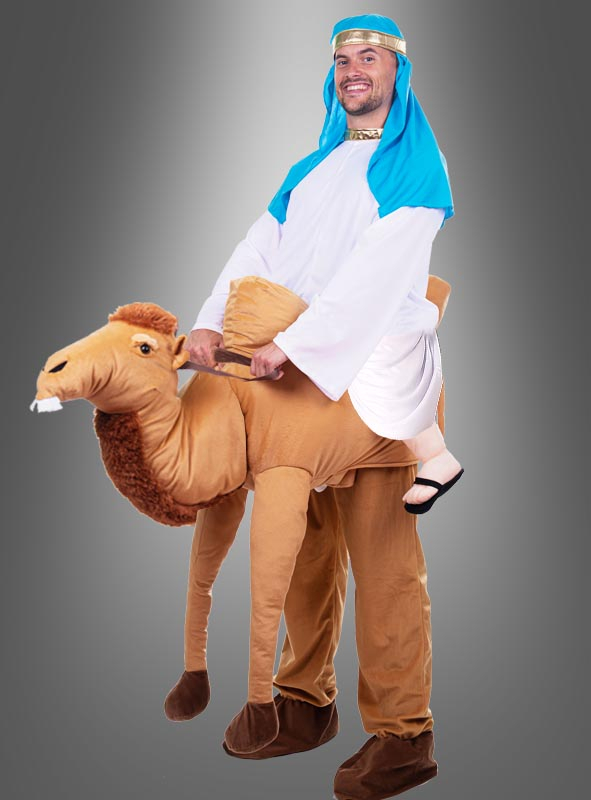 Kamel Kostüm mit Kamelreiter Ride-on bei Kostümpalast