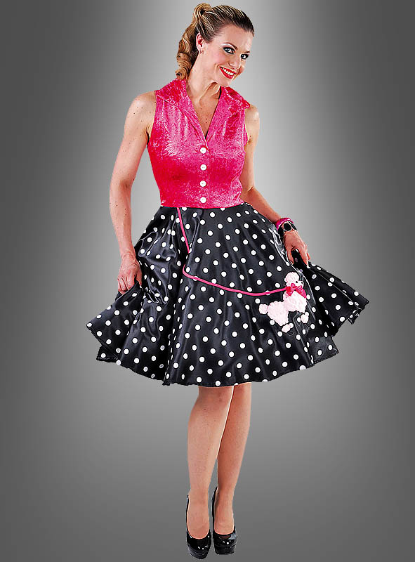 50s Polkadot Dress with Poodle » Kostümpalast.de