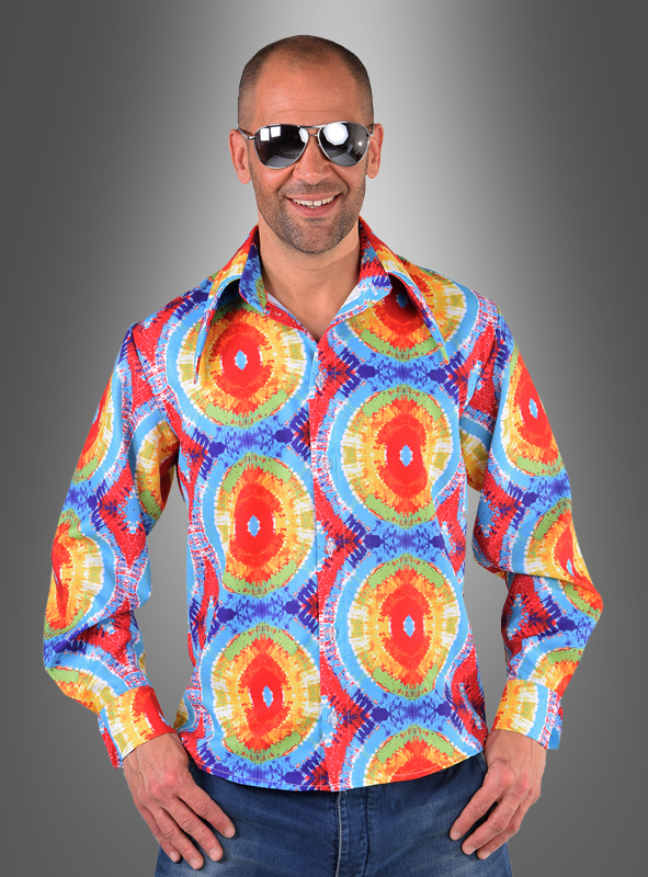 Hippie Shirt Batik for Men » Kostümpalast.de