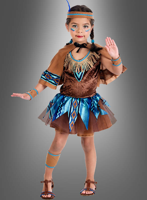 Indianer Mädchen Kostüm Kinderfasching bei Kostümpalast