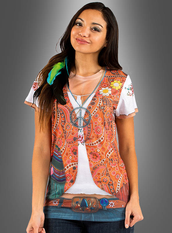 Hippie Shirt for Women buyable at » Kostümpalast.de