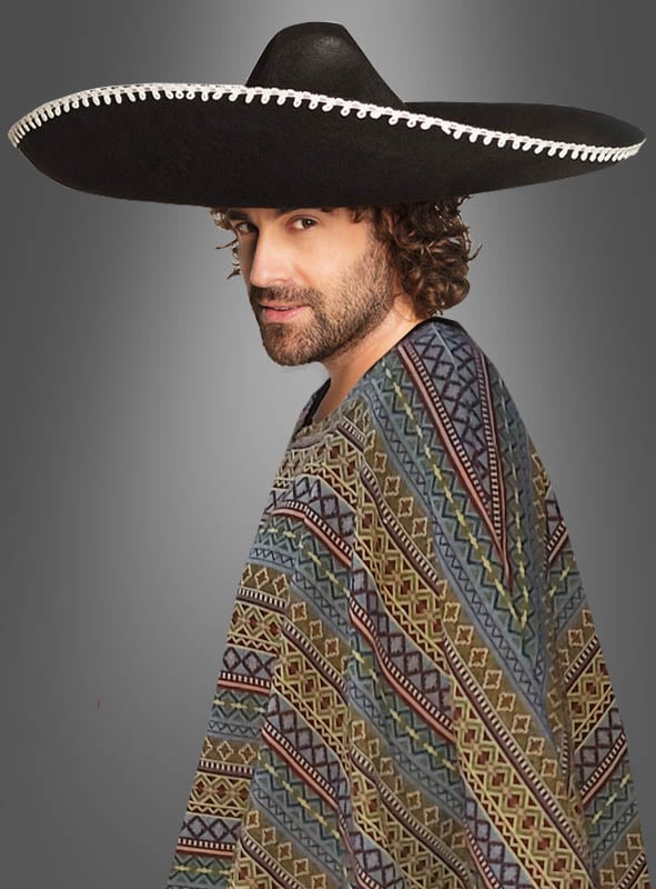 Sombrero Hut für Mexikaner Kostüm bei Kostümpalast