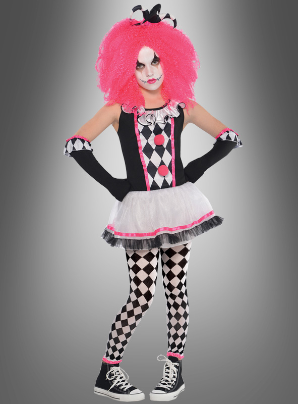 Clown Harlequin for Children pink » Kostümpalast.de