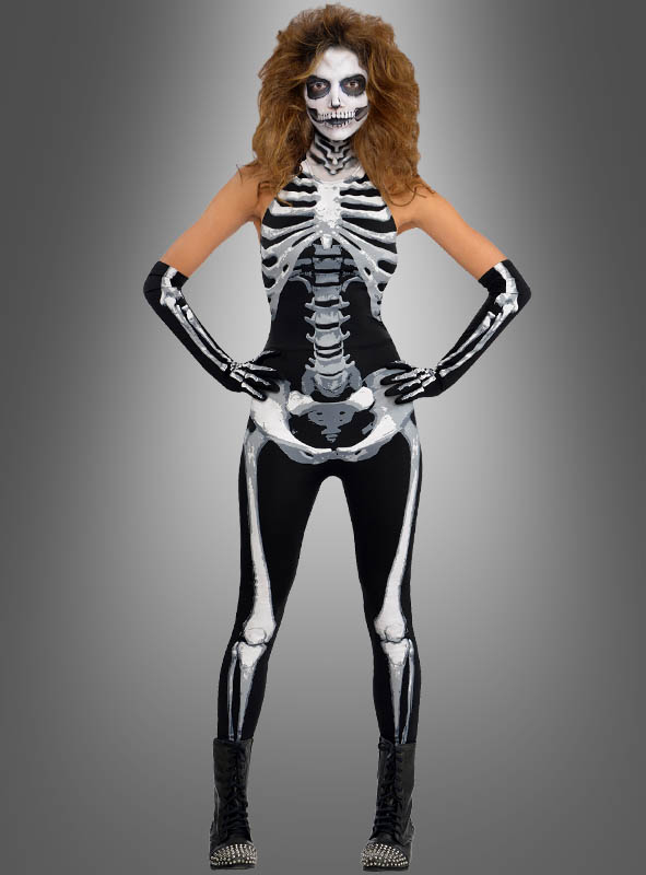 Skelett Kostüm für Damen bei » Kostümpalast.de