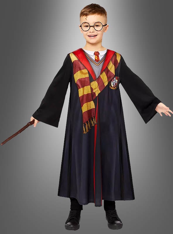Gryffindor Harry Potter Umhang mit Zauberstab & Brille