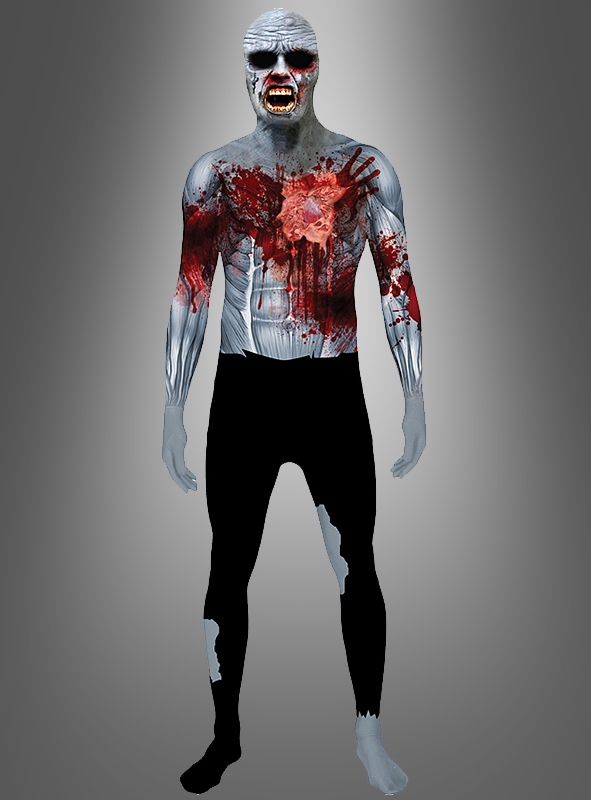 Zombie Morphsuit mit offenem Herz Morphsuit Halloween