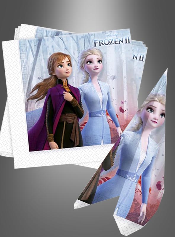 Elsa napkins for Frozen Party find here at Kostuempalast