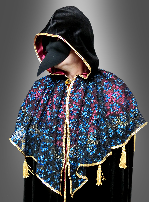 Venezianisches Kostüm Schwarzer Domino