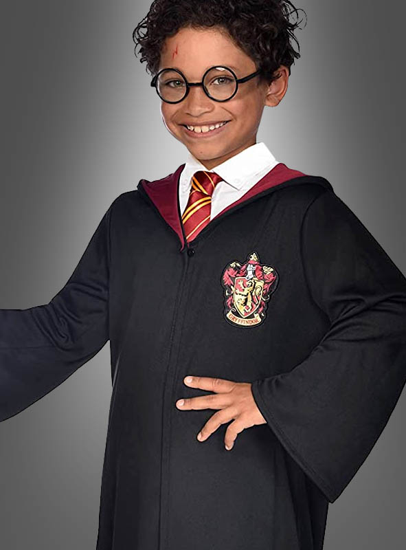 Original Harry Potter Kinder Kostüm mit Zauberstab