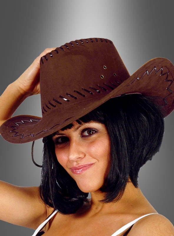 Cowboy Hut Kostüm Accessoiry für Wild West Party