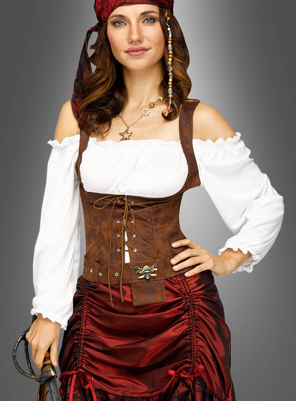 Kostüm Piratin - Damenkostüm Piratenkleid