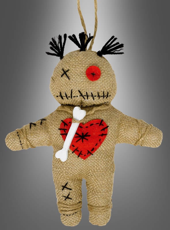 Voodoo Puppe als Kostümzubehör