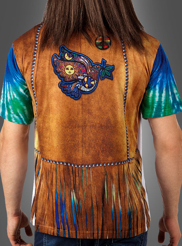 Hippie Shirt fotorealistic » Kostümpalast.de
