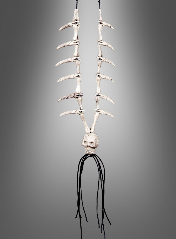 Skeleton Hand and Skulls Necklace » Kostümpalast