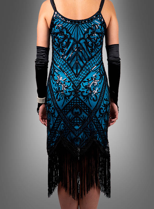 Kleid mit Pailletten für Damen bei » Kostümpalast